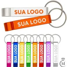 Chaveiro Personalizado 80 Unidades Presente Lembrança Marca e Nomes