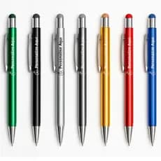 Kit 10 a 40 Canetas Personalizadas Metal Touch Nome e Fonte Gravação Permanente Brinde Empresa