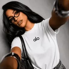 T-Shirt Feminina Estampada 100% Algodão Blusinha Yoga Tendência