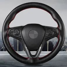 Capa de Volante Carro em Couro Universal Costurada Revestimendo Várias Cores