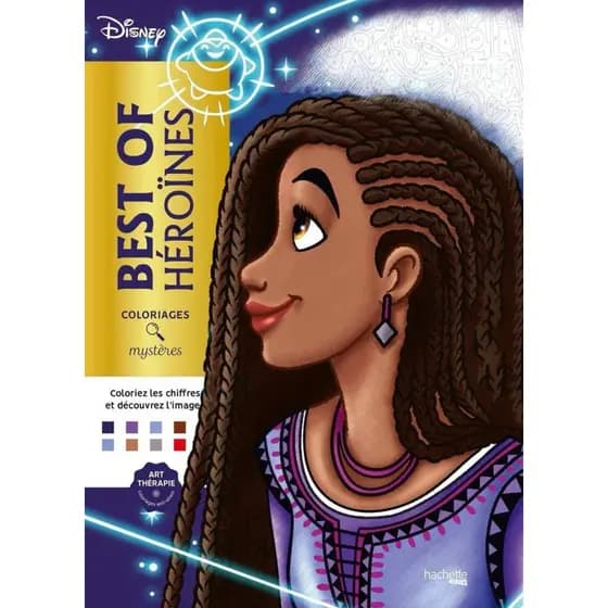 Livro de colorir Mistérios Disney - Heroínas 90 ou 75 Gramas Folhas Soltas ou Encadernado