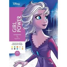 Livro de colorir mistérios disney girl power 90 ou 75 Gramas Folhas Soltas ou Encadernado