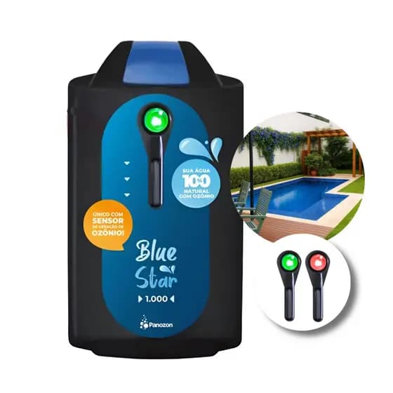 Ozonizador para Piscinas até 50.000 litros Aparelho Gerador de Ozonio Água Elimina Cheiro e Contaminantes