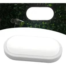 Iluminaria Arandela Tartaruga Led Lampada 8w Externo Interno Luz Frio Branco-frio 6000k Condominio Quintal Parede Jardim