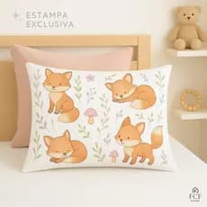 Jogo de Cama Infantil Solteiro Casal Micropercal 400 Fios Fronha Estampada