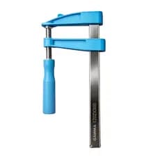 Grampo Tipo F 120x300mm Azul Sargento Manual em Aço Reforçado com Aperto por Rosca
