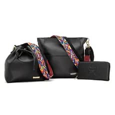 KIT BOLSAS LAS VEGAS ALICE MONTEIRO: 2 Bolsas + Carteira + Alça Peruana! Estilo e Glamour para Você!