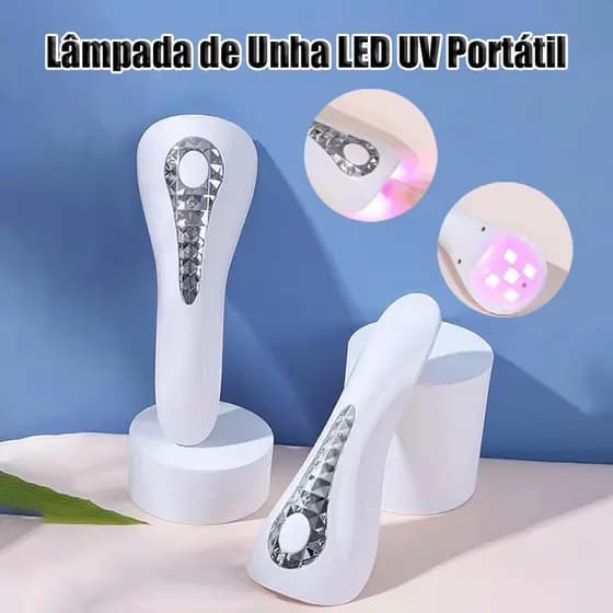 Melhor Cabine Secagem Unha Gel LED UV Portátil Mini Estufa tipo Lanterna - Essencial para Manicure Perfeita！