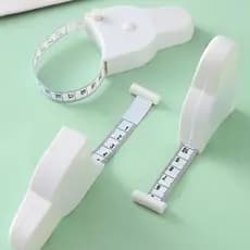 Fita Métrica De Medição Corporal 150cm Retrátil E Portátil Circulo Automática Para Academias Fitness Nutricionista