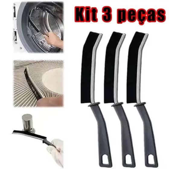 1/2/3 Peças Escovas de Limpeza Multiuso Para Frestas Trilhos Janelas Banheiros