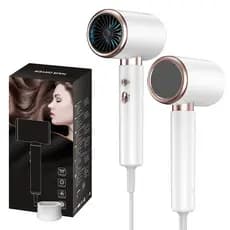 Secador de Cabelo Profissional 127V 220V 2000W Turbo Ionic Silenciosoc com Difusor Pequeno Portátil Compacto Para Viagem
