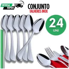 Jogo 24 Colheres Colher Talher Multiuso –  Talheres de Qualidade e Durabilidade