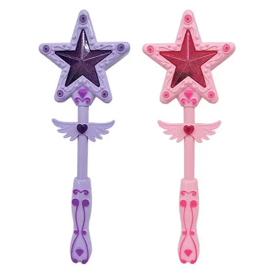 Varinha Mágica Estrela Princesa Divertida Luz E Som - DM Toys