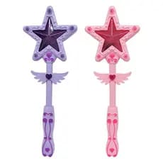 Varinha Mágica Estrela Princesa Divertida Luz E Som - DM Toys