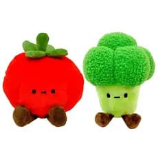 Kit 2 Pelúcias Vegetais Hora Da Feira - Estilo Amuseables - CAA