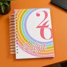 AGENDA 2026 - AGENDA PERSONALIZADA 2026 - AGENDA COM NOME- AGENDA DATADA 3 DIAS POR PÁGINA