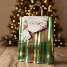 LAPELA PARA SACOLA- LAPELA NATAL PARA SACOLAS -SOLAPA DE SACOLA-EMBALAGEM FELIZ NATAL- NATAL CRISTÃO COM BRINDE DE TAG✨️