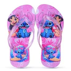 Chinelo Infantil Stitch Menina Super Confortável e Leve