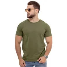 Camiseta Básica Masculina 100% Algodão  - Camiseta Masculina Moda Casual