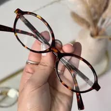 Óculos de Descanso Luz azul Oval Feminino Estilo Vintage Y2K Moda Armação Grau Óculos de Sol
