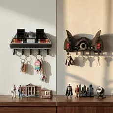 Porta Chaves DeLorean De Volta Para O Futuro Geek Decoração 3D Premium