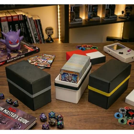 Caixa Organizadora para Cards 500 Cartas | TCG (Pokémon/Magic/One Piece/Yu‑Gi‑Oh!)