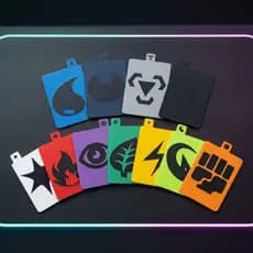 Separadores para Cartas Pokémon TCG | Kit com 11 Divisórias para Organização de Deck e Coleção