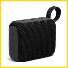 Caixa de Som Portátil 20W Impermeável com Bluetooth USB Tipo C MicroSD Som Limpo e Potente