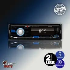 Rádio Seven MP3 SPRA 005 com Bluetooth, USB e Controle Remoto – Som Automotivo Completo