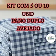 Kit Panos de Chão Linha Premium 100% Algodão Reforçado | Saco Duplo Extra Grandealta absorção e du