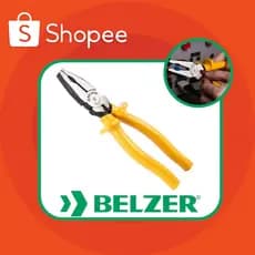 Alicate Eletricista Profissional Belzer SATA 8" Isolado 1000V – Corte Preciso e Alta Resistência