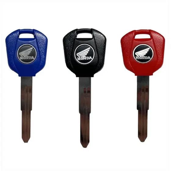 CHAVE VIRGEM MOD. HORNET UNIVERSAL VERMELHA AZUL CG 160 TITAN FAN START BROS POP 110i