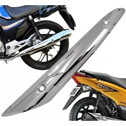 Protetor De Escapamento Escape Honda Biz 125 2006 Até 2010