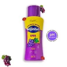 Sabonete Íntimo Feminino Belkit Beijinhos Uva 200ml Frescor e Proteção Diária