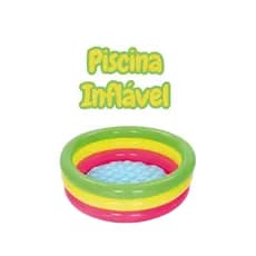 Kit 2 Piscinas Inflável  Summer Set c/ anéis 70cm x 24cm Bestway