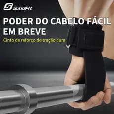 SolidFit Kit Proteção para Academia Luvas de Proteção Palmar Munhequeira CrossFit e Calistenia Força com Facilidade