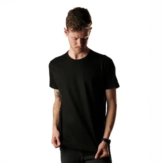 Camisa Masculina Algodão Camiseta Básica 100% Premium Cores Lisas