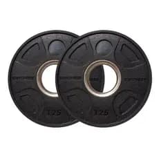 Par Anilhas D1FITNESS Emborrachada 1,25kg 4 Grips