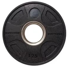 Anilha Elite Emborrachada 4 Grips 1,25kg