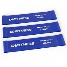 Mini Band Forte D1FITNESS Azul - 3 Unidades