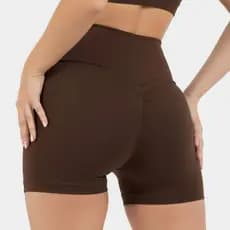 Shorts Levanta Bumbum Feminino Fitness Cintura Alta Academia