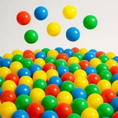 Kit 100 Unidades De Bolinha Para Piscina De Bolinhas Infantil Coloridas Resistentes 7cm