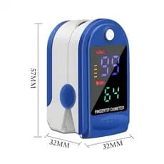 Oxímetro de Dedo de Pulso Digital Batimento Cardíaco Monitor de Frequência saturação oxigenação portatil