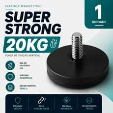 Imã Neodímio 66mm M8 Super Forte Base Magnética Fixação Veicular Starlink Mini