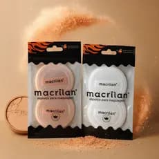 Esponja Macrilan para Pó de Maquiagem - Acessórios de Beleza Utensílios, Aplicadores de Maquiagem
