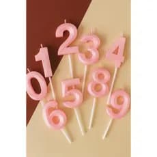 Velas de Aniversario Numéricas Rosa Candy – MiniDesign - SilverPlastic