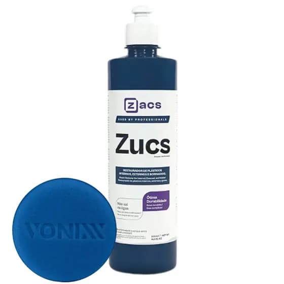 Aplicador + ZUCS 500ML – Renovador de Plásticos e Borrachas - Vonixx Líder