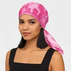 Lenço bandana Outubro Rosa Feminino masculino Estampado Exclusivo