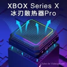 Compatível com o console de jogos Xbox Series X, ventilador de controle de temperatura, acessório especial para XSX com