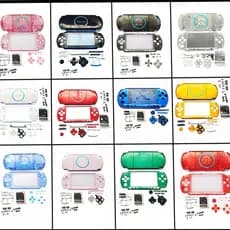 Adesivos de Botão para PSP 3000 Conjunto Completo PSP3000 Placa Frontal Carcaça Traseira Substituição DIY
